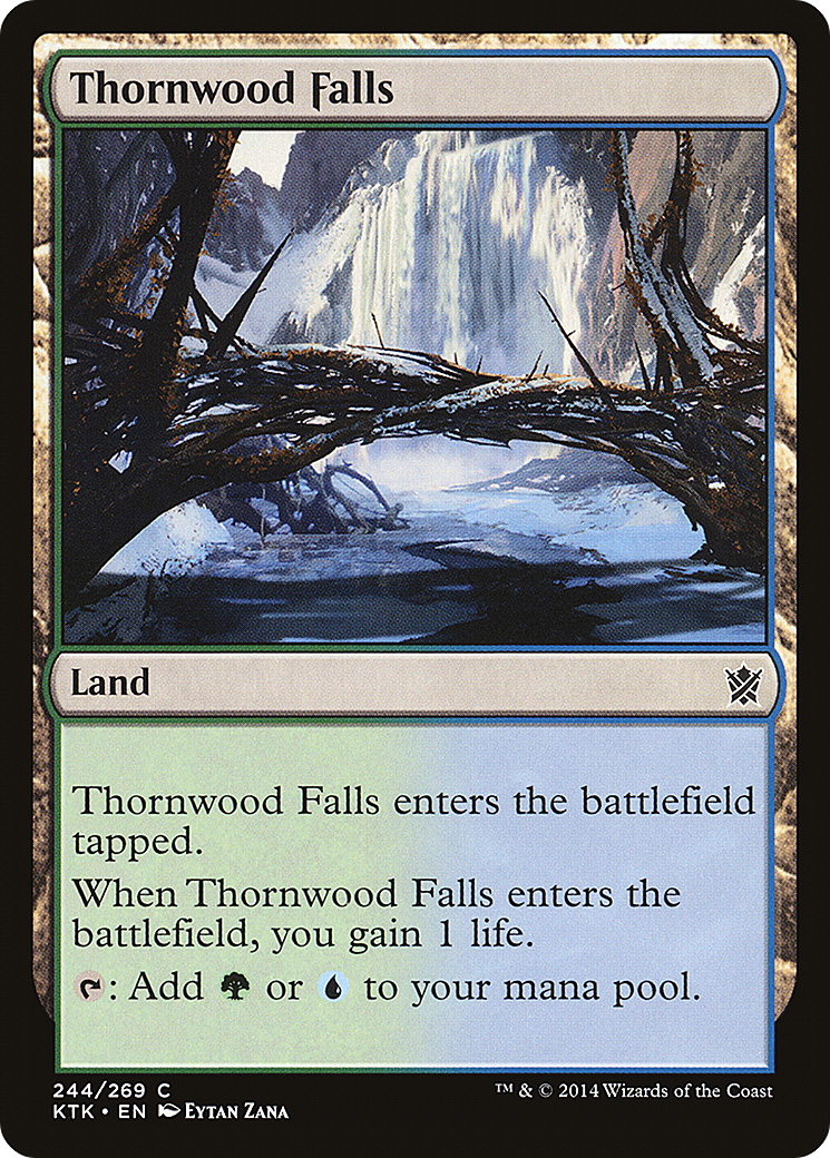 Image of Thornwood Falls (KTK-244) - Khans of Tarkir Foil