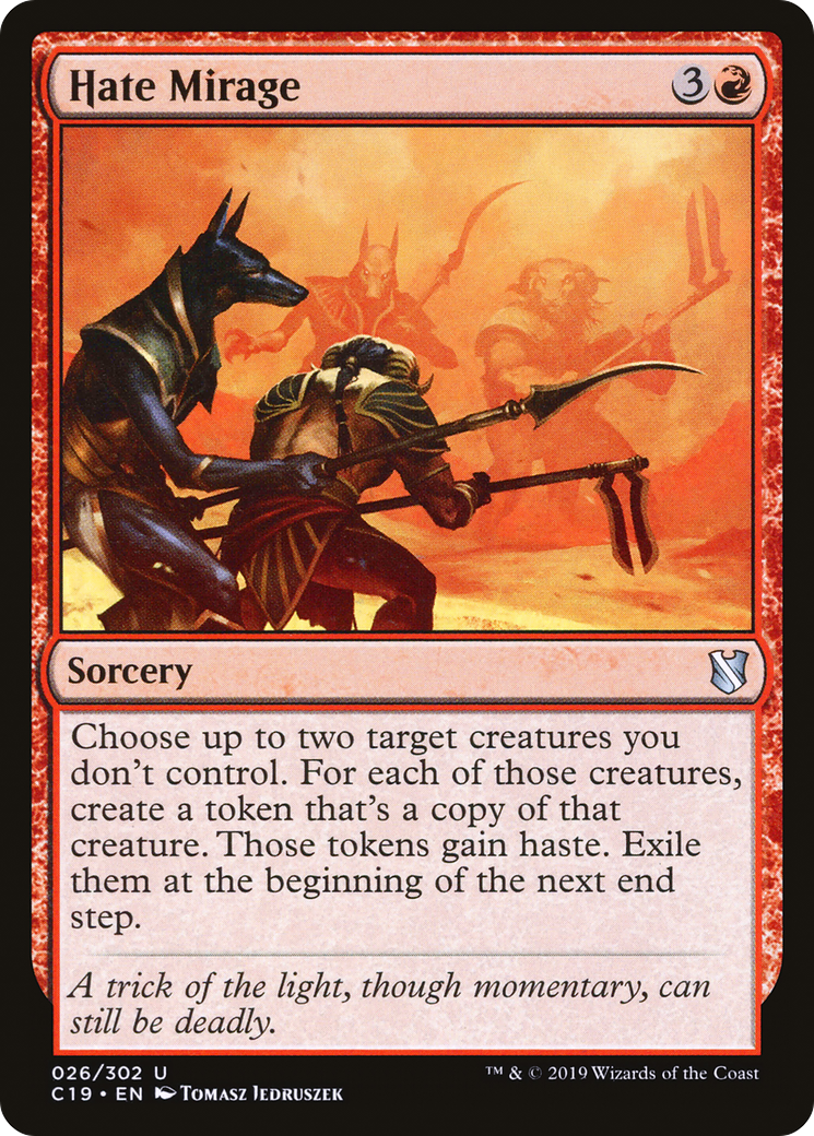 Image of Hate Mirage (C19-026) - Commander 2019