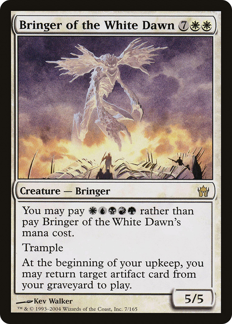 Image of Bringer of the White Dawn (5DN-007) - Fifth Dawn Foil