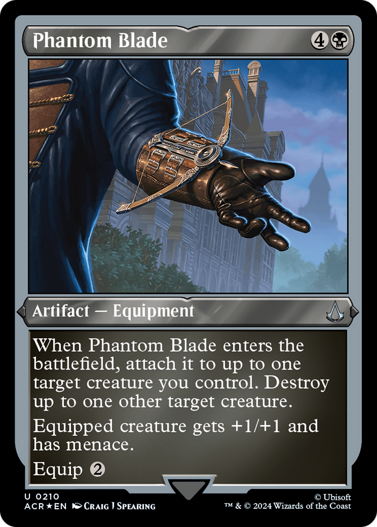 Image of Phantom Blade (ACR-210) - Assassin's Creed Etched Foil