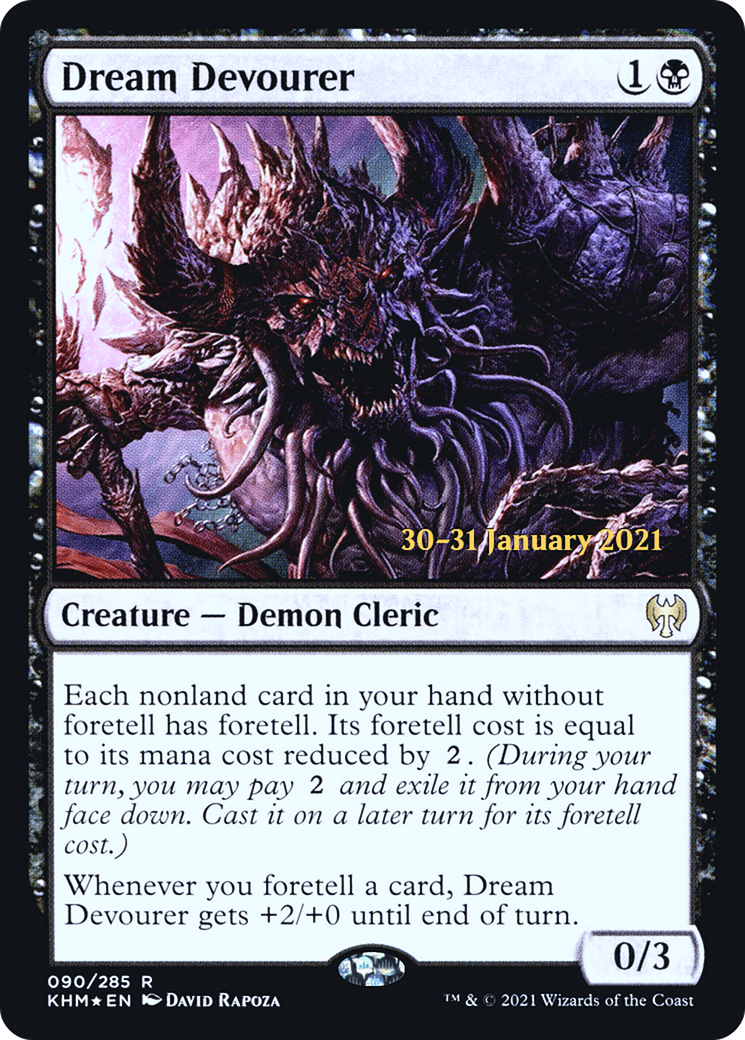 Image of Dream Devourer (PRE-90S) - Kaldheim Promos Foil