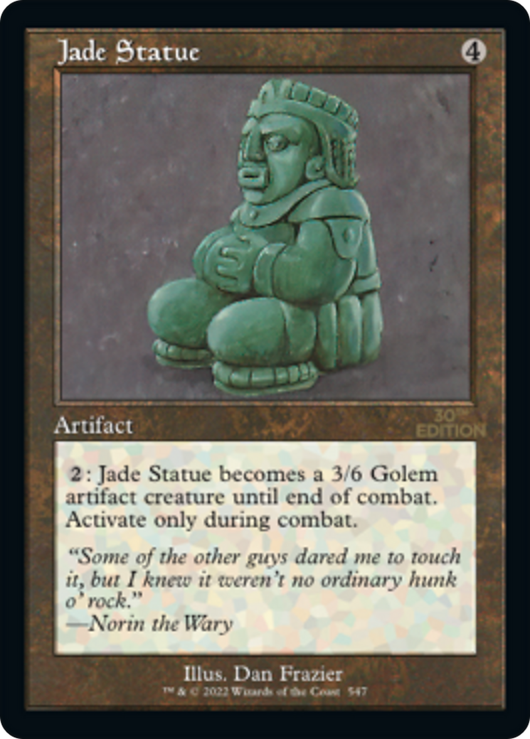 Image of Jade Statue (Retro Frame) (30A-547) - 30th Anniversary Edition