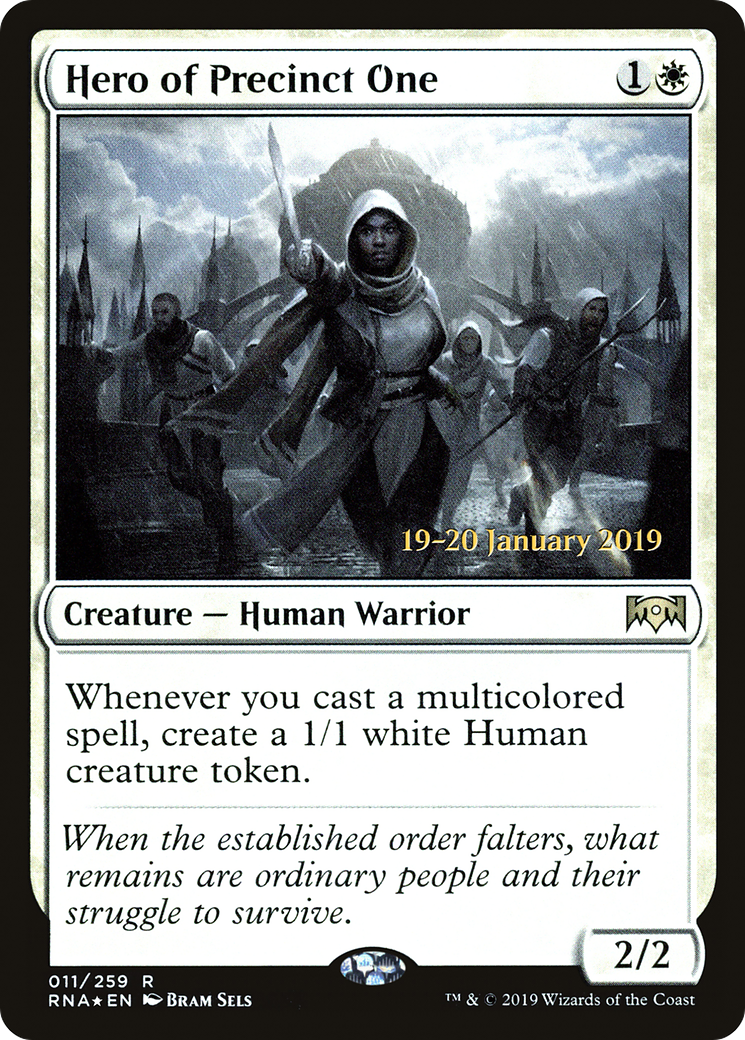 Image of Hero of Precinct One (PRE-11S) - Ravnica Allegiance Promos Foil