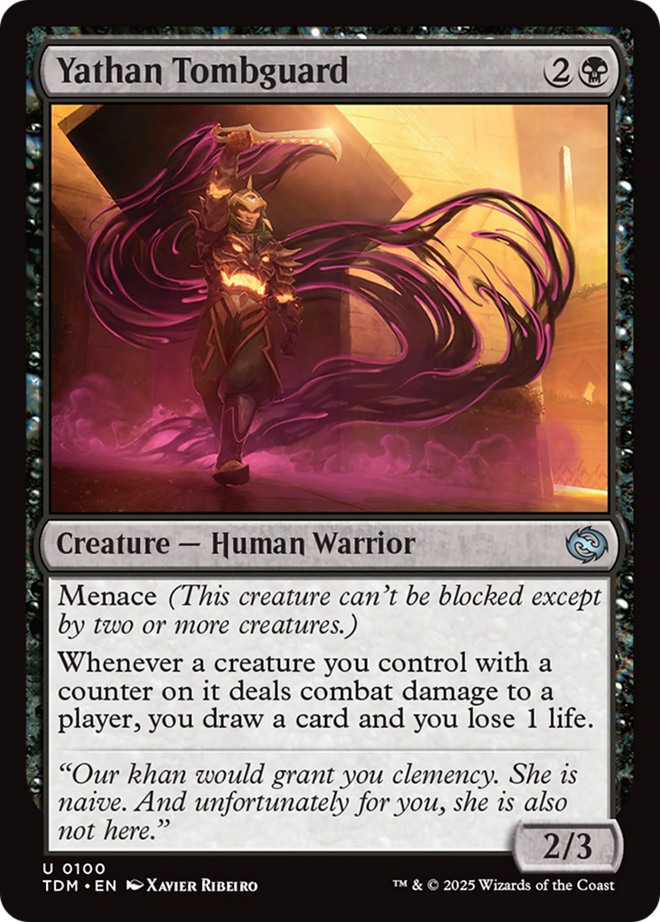 Image of Yathan Tombguard (TDM-100) - Tarkir: Dragonstorm