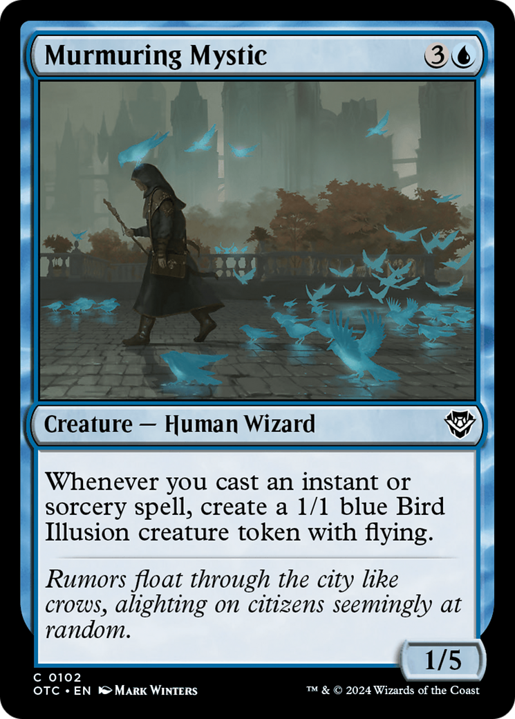 Image of Murmuring Mystic (OTC-102) - Outlaws of Thunder Junction Commander