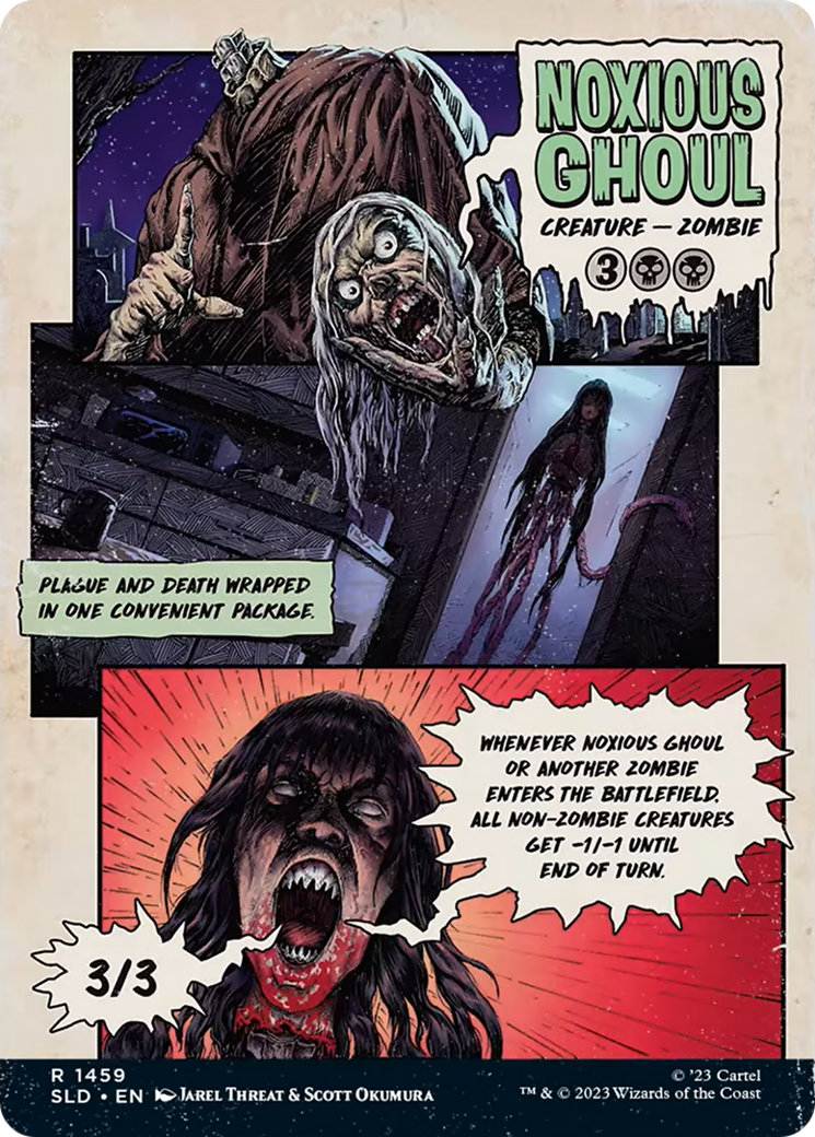 Image of Noxious Ghoul (SLD-1459) - Secret Lair Drop: (Full Art) (Borderless) Foil