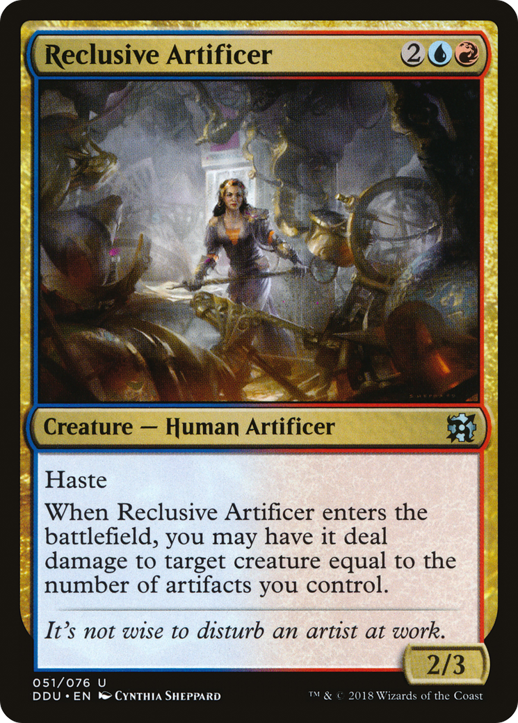 Image of Reclusive Artificer (DDU-051) - Duel Decks: Elves vs. Inventors