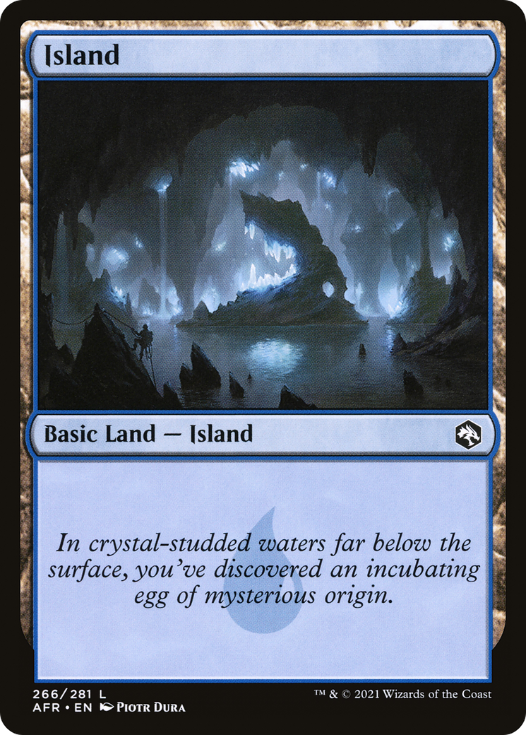 Image of Island (266) (AFR-266) - Adventures in the Forgotten Realms Foil