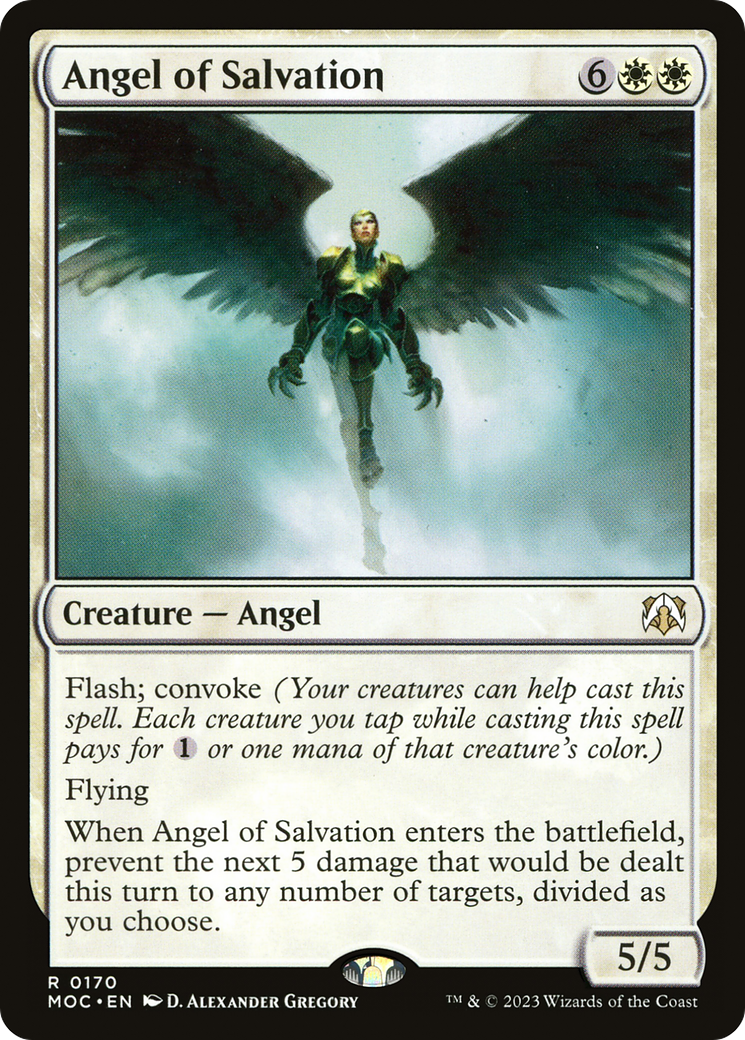 Image of Angel of Salvation (MOC-170) - March of the Machine Commander