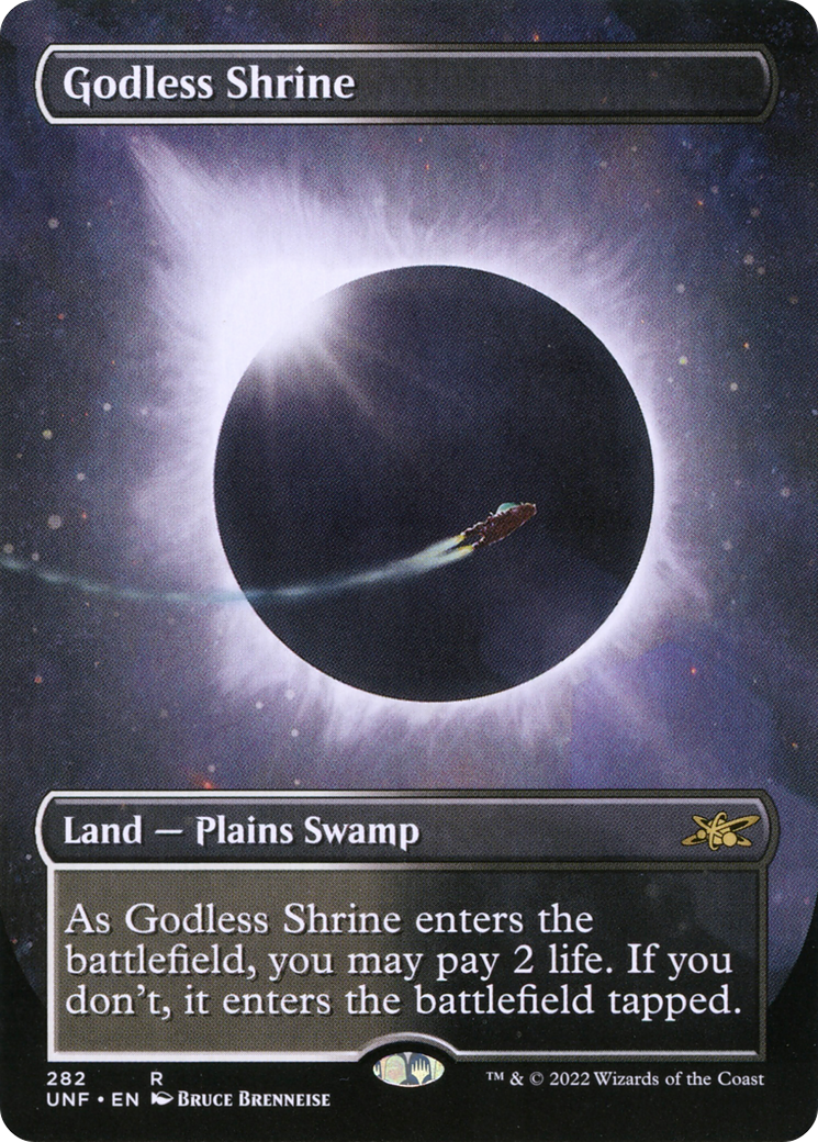Image of Godless Shrine (Borderless) (UNF-282) - Unfinity (Borderless)