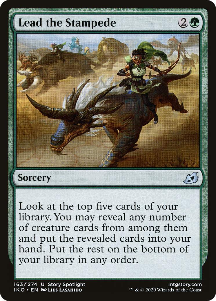 Image of Lead the Stampede (IKO-163) - Ikoria: Lair of Behemoths