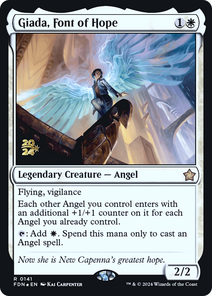 Image of Giada, Font of Hope (FDN) (PRE-141) - Foundations Promos Foil