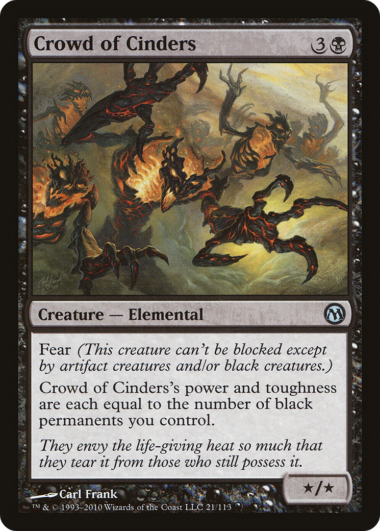 Image of Crowd of Cinders (DPA-021) - Duels of the Planeswalkers