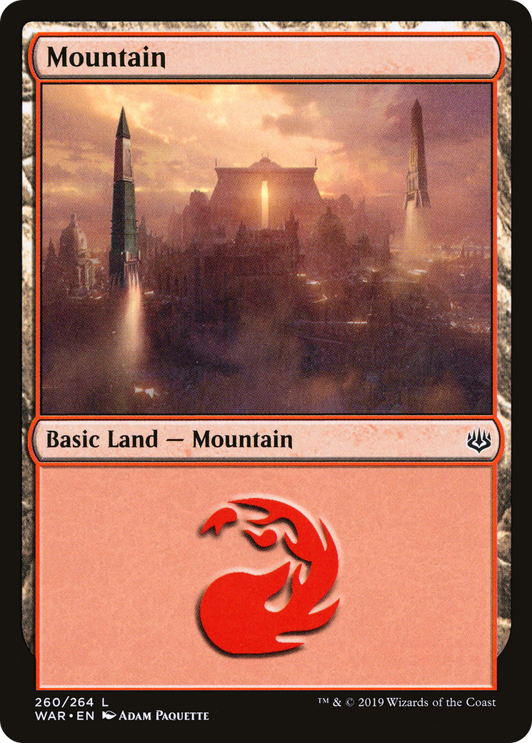 Image of Mountain (260) (WAR-260) - War of the Spark