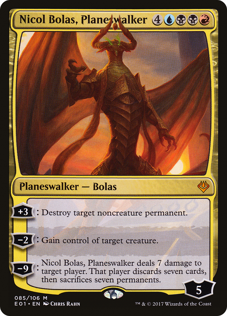 Image of Nicol Bolas, Planeswalker (AC2-085) - Archenemy: Nicol Bolas