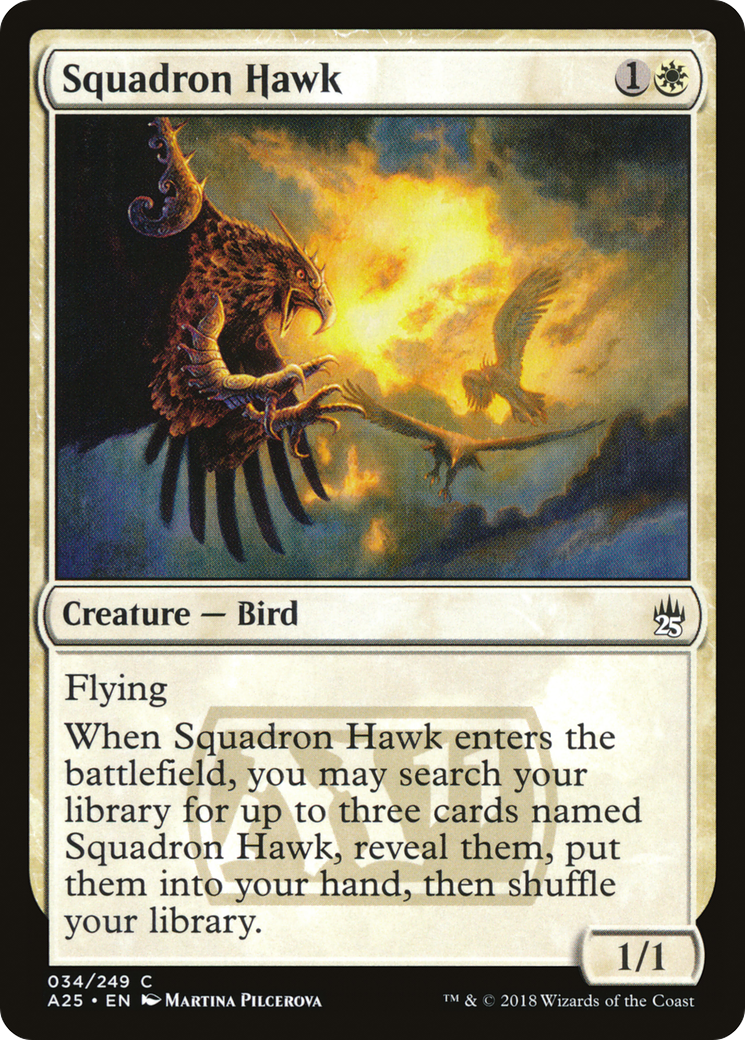Image of Squadron Hawk (A25-034) - Masters 25 Foil