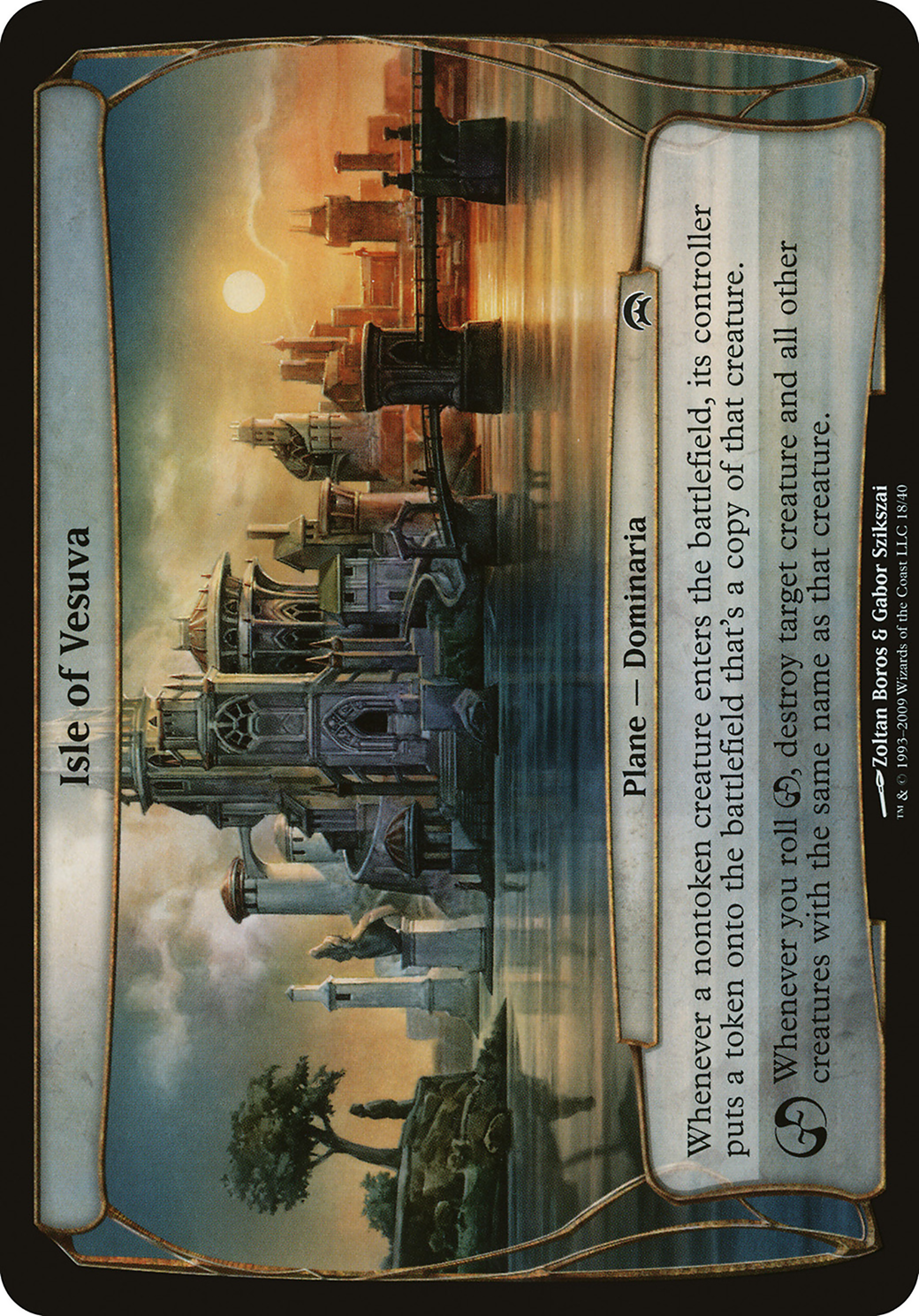 Image of Isle of Vesuva (Planechase) (OVER-) - Planechase Planes