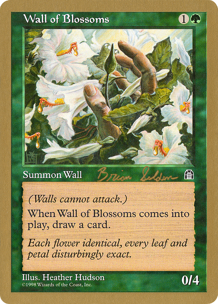 Image of Wall of Blossoms - 1998 Brian Selden (STH) (WCD-) - World Championship Decks 1998