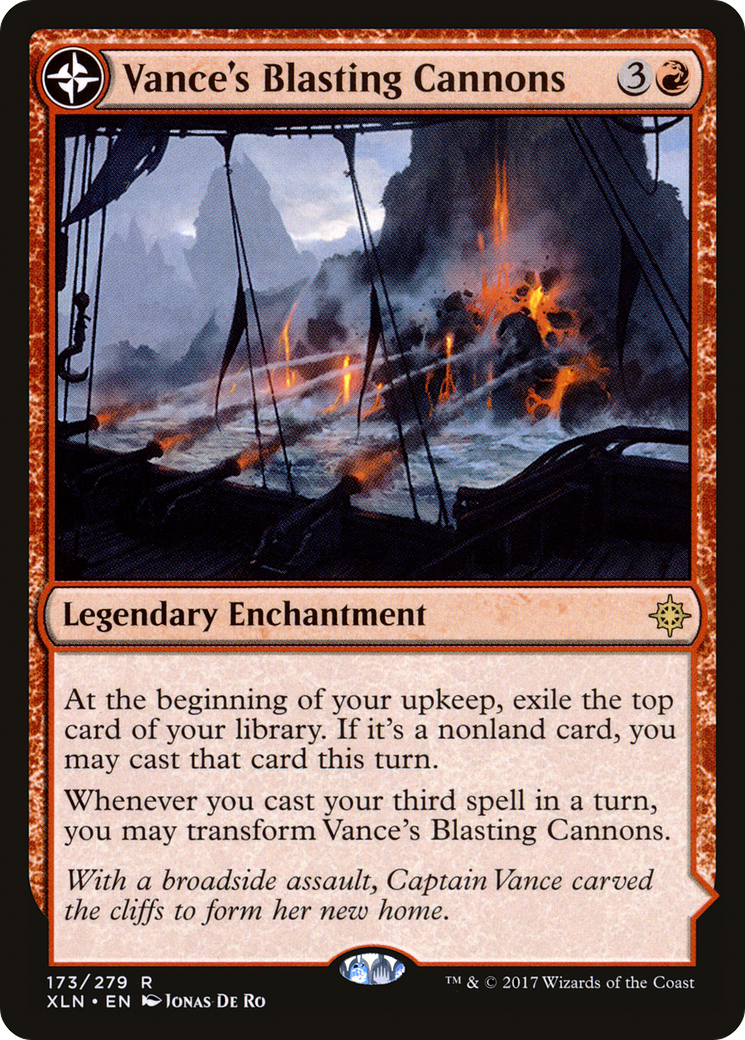 Image of Vance's Blasting Cannons (XLN-173) - Ixalan: (compasslanddfc)