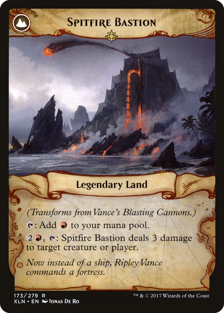 Image of Vance's Blasting Cannons (XLN-173) - Ixalan: (compasslanddfc) Foil