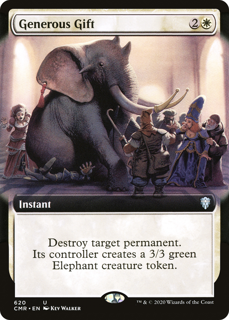 Image of Generous Gift (Extended Art) (CMR-620) - Commander Legends: (Extended Art) Foil