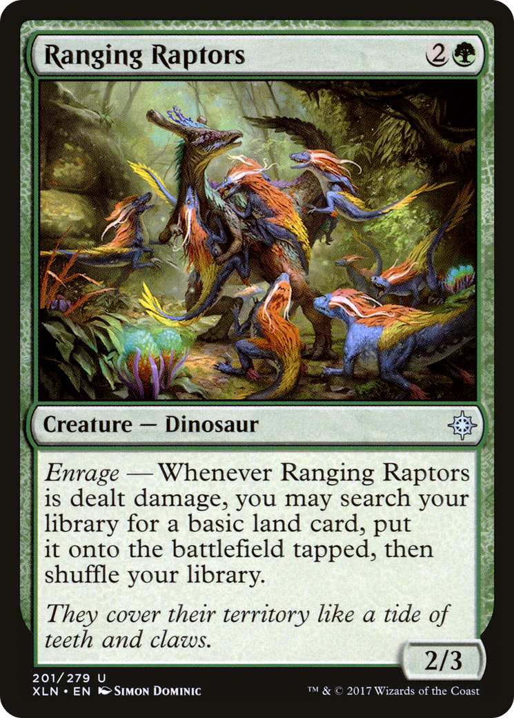 Image of Ranging Raptors (XLN-201) - Ixalan Foil