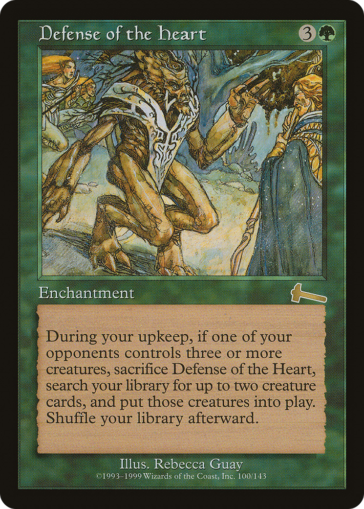 Image of Defense of the Heart (ULG-100) - Urza's Legacy Foil