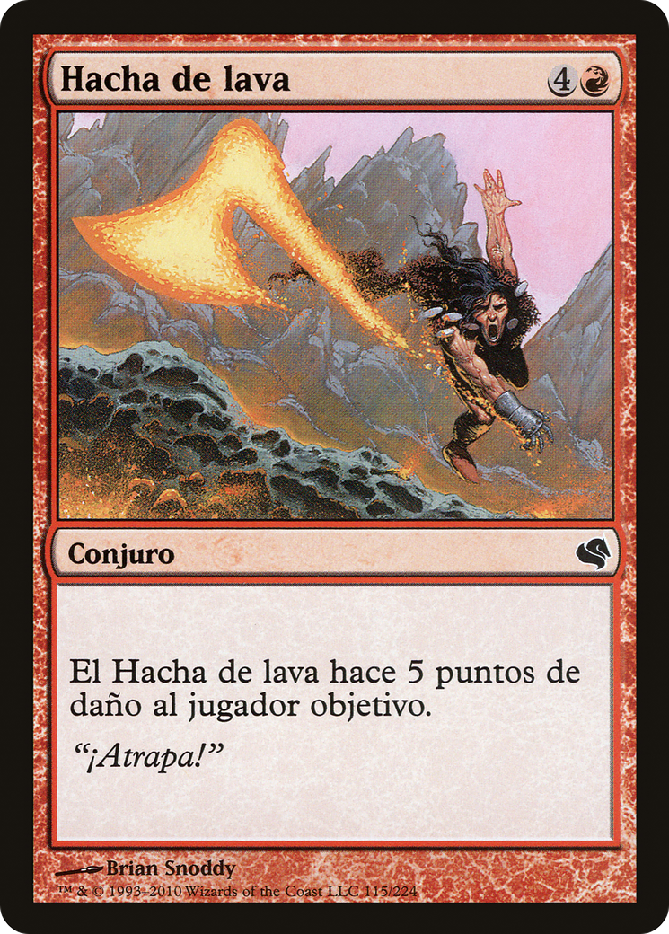Image of Lava Axe (Spanish) - 