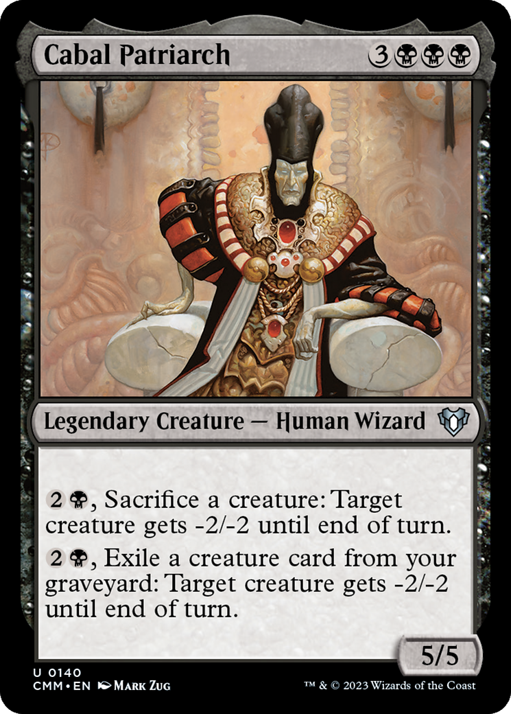 Image of Cabal Patriarch (CMM-140) - Commander Masters Foil