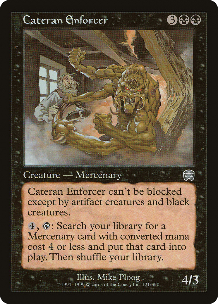 Image of Cateran Enforcer (MMQ-121) - Mercadian Masques Foil