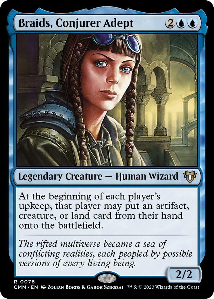 Image of Braids, Conjurer Adept (CMM-076) - Commander Masters Foil