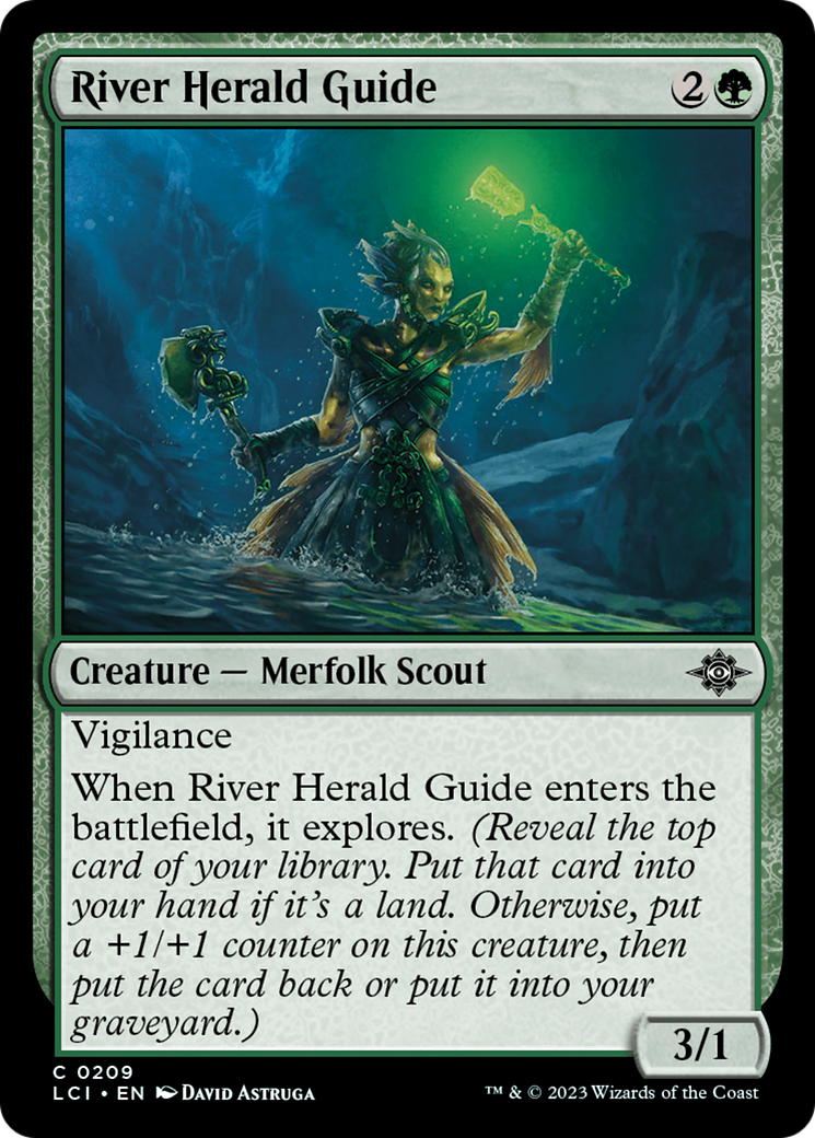 Image of River Herald Guide (LCI-209) - The Lost Caverns of Ixalan