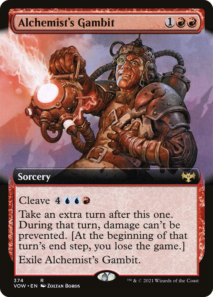 Image of Alchemist's Gambit (Extended Art) (VOW-374) - Innistrad: Crimson Vow: (Extended Art)