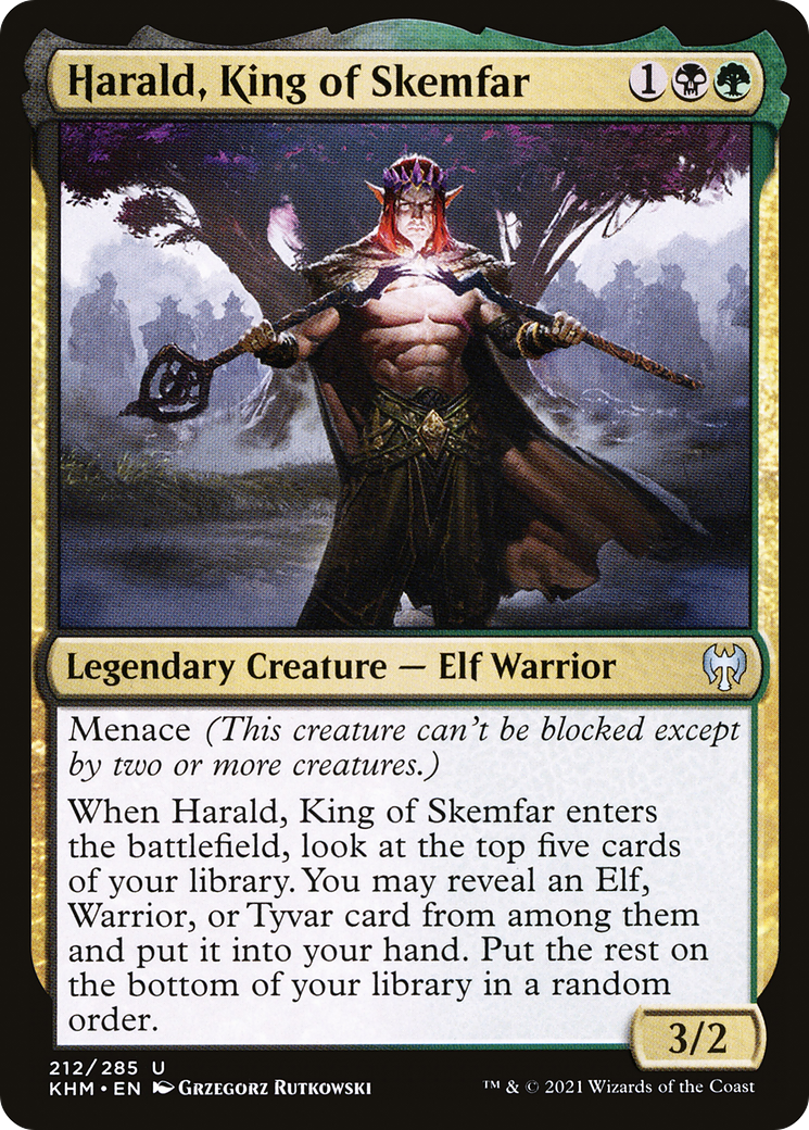 Image of Harald, King of Skemfar (KHM-212) - Kaldheim