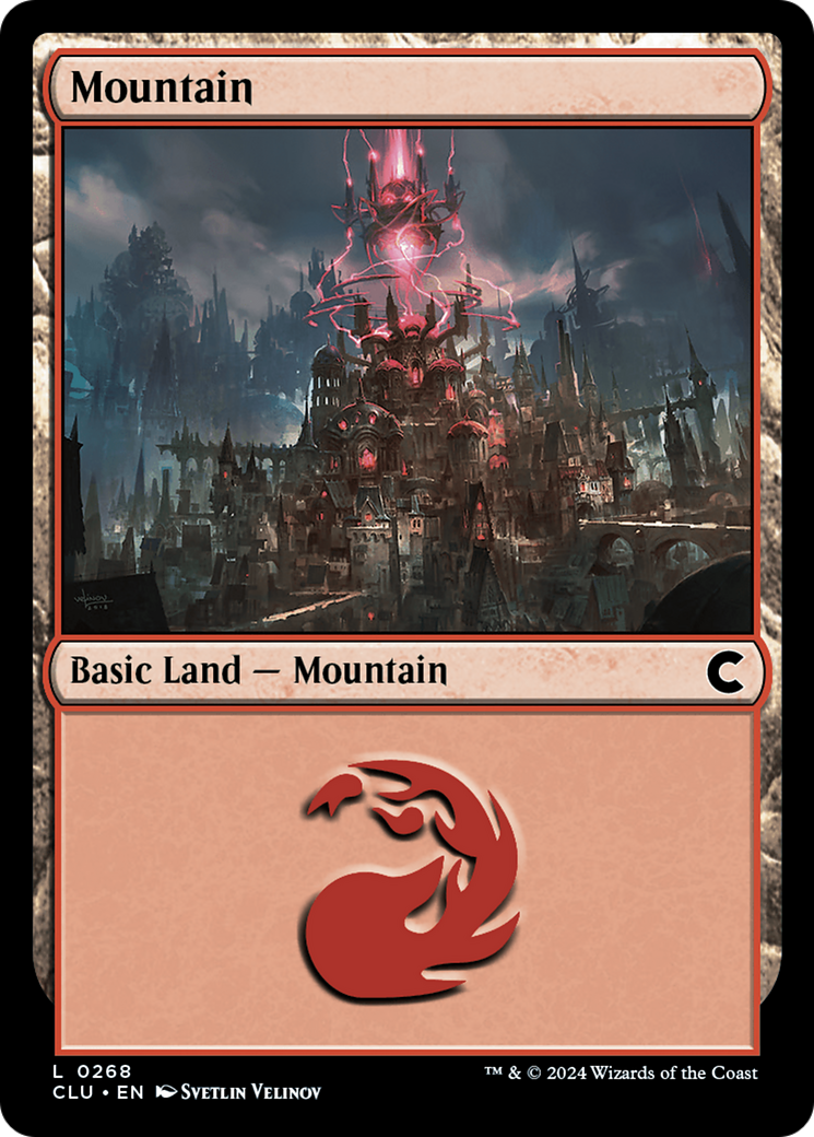 Image of Mountain (0268) (CLU-268) - Ravnica: Clue Edition
