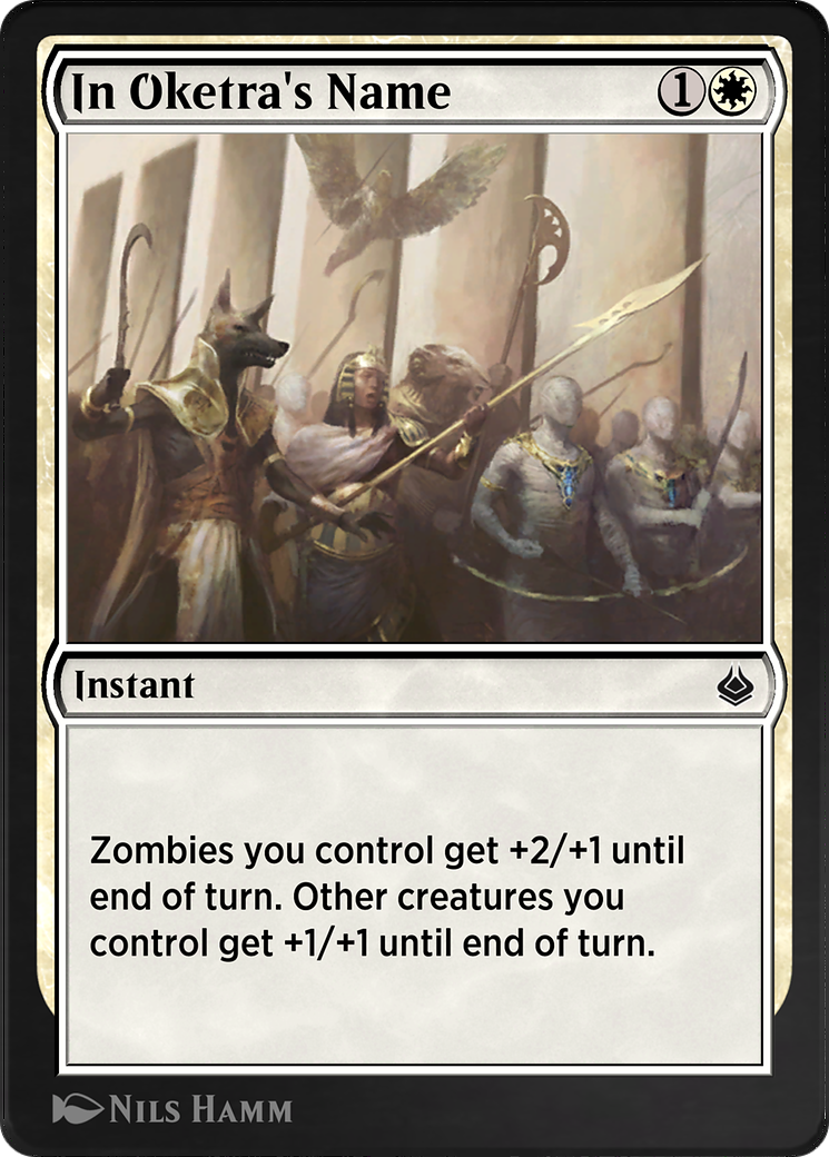 Image of In Oketra's Name (AKR-025) - Amonkhet Remastered