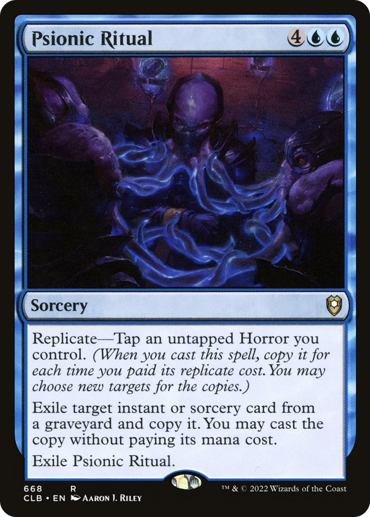 Image of Psionic Ritual (CLB-668) - Commander Legends: Battle for Baldur's Gate