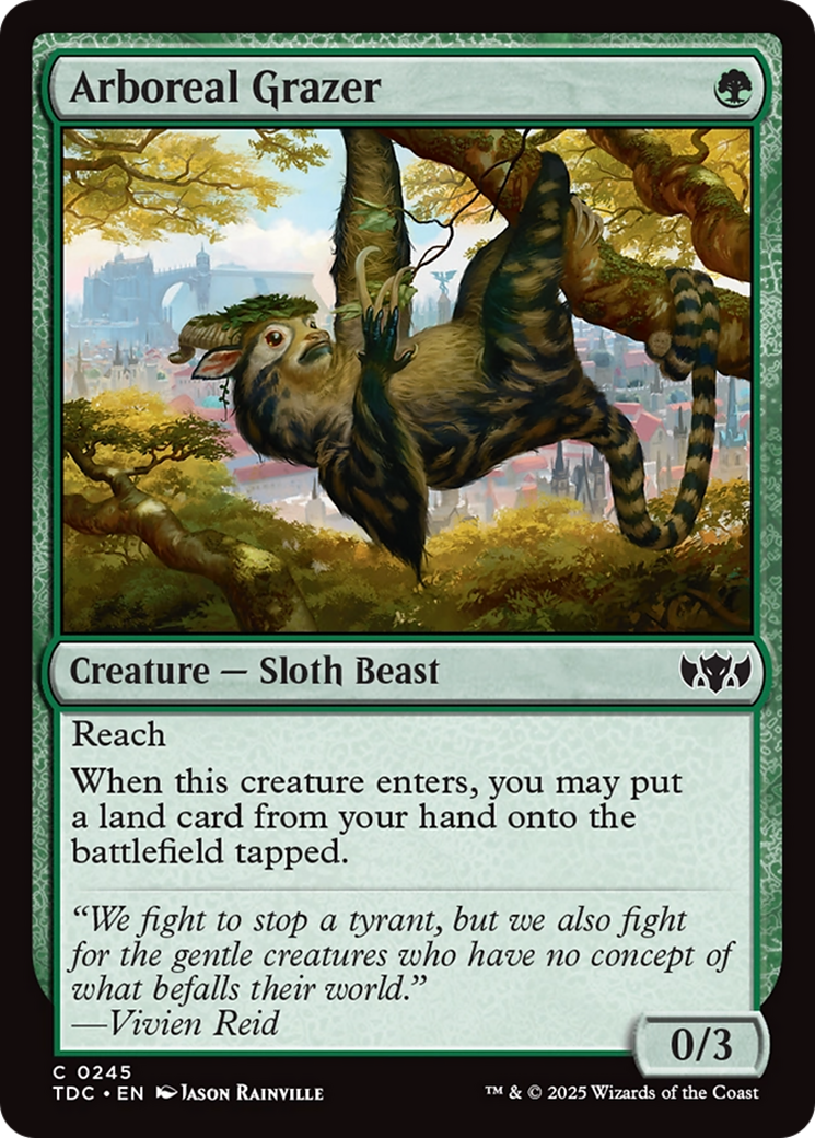 Image of Arboreal Grazer (TDC-245) - Commander: Tarkir: Dragonstorm