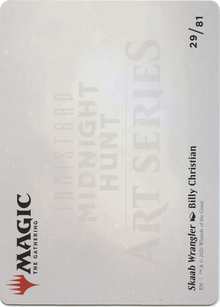 Image of Skaab Wrangler // Skaab Wrangler (AMID-029) - Midnight Hunt Art Series (Borderless)