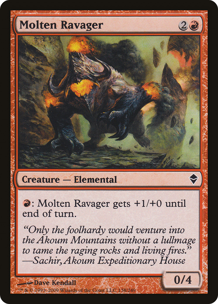 Image of Molten Ravager (ZEN-138) - Zendikar