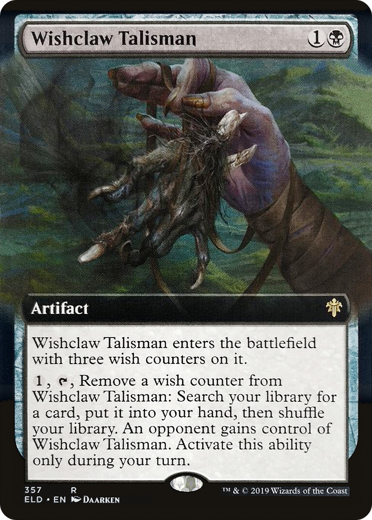 Image of Wishclaw Talisman (Extended Art) (ELD-357) - Throne of Eldraine: (Extended Art)