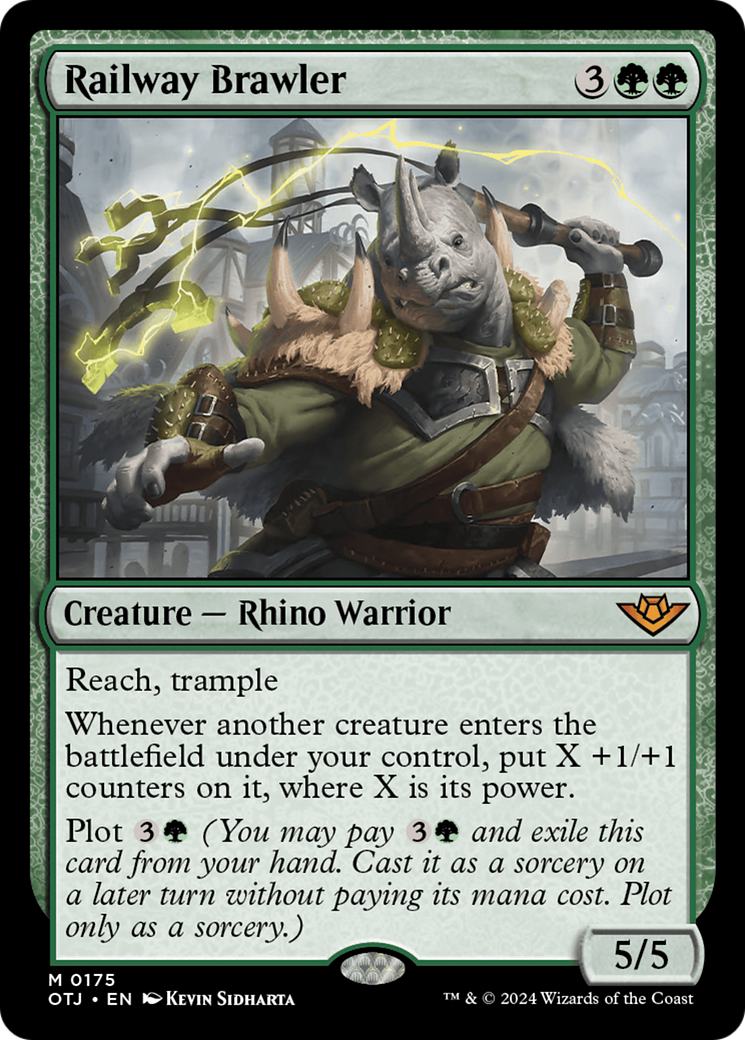 Image of Railway Brawler (OTJ-175) - Outlaws of Thunder Junction