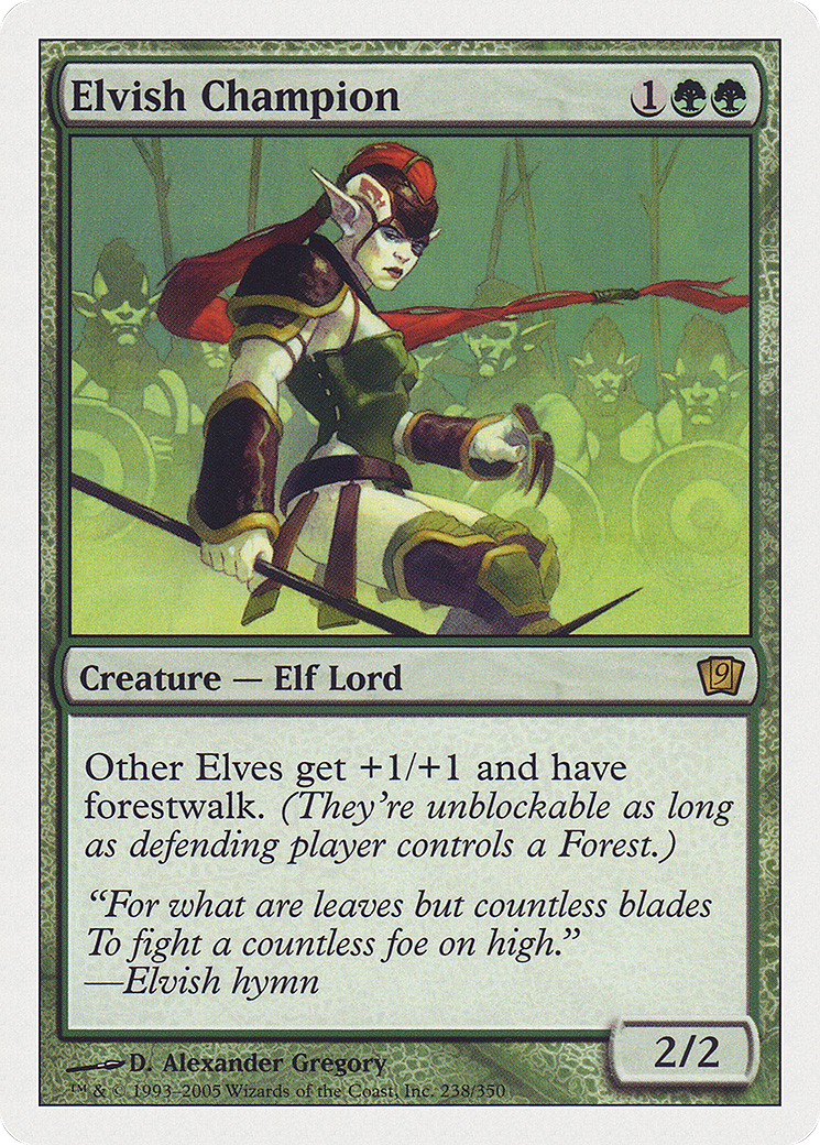 Image of Elvish Champion (9ED-) - 9th Edition