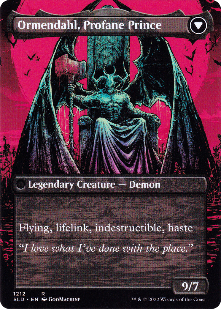 Image of Westvale Abbey (Display Commander) - Thick Stock (SLD-1212) - Secret Lair Drop (Borderless)