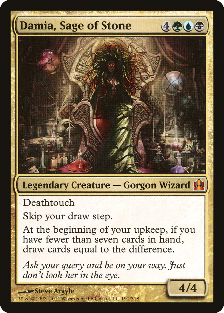 Image of Damia, Sage of Stone (CMD-191) - Commander 2011