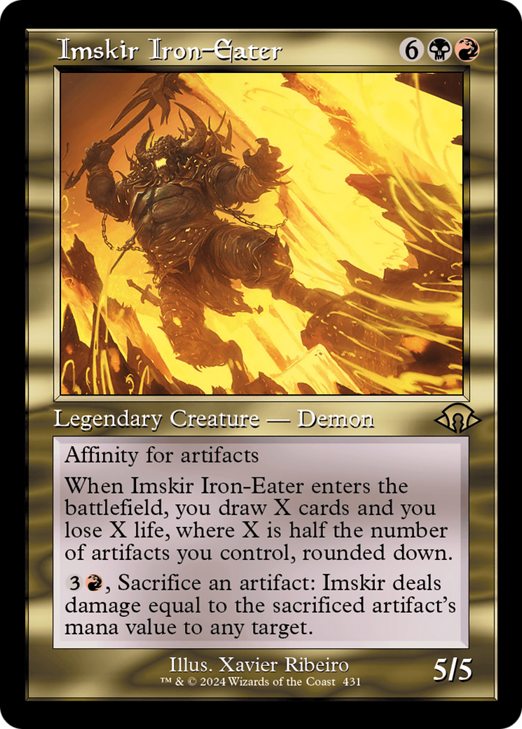 Image of Imskir Iron-Eater (Retro Frame) (MH3-431) - Modern Horizons 3