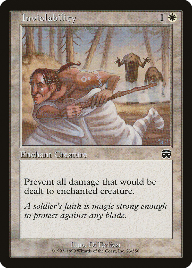 Image of Inviolability (MMQ-023) - Mercadian Masques Foil