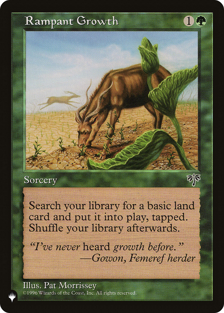 Image of Rampant Growth (LIST-MIR-235) - The List