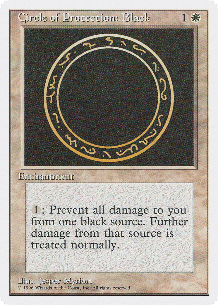 Image of Circle of Protection: Black (2PS-) - Introductory Two-Player Set