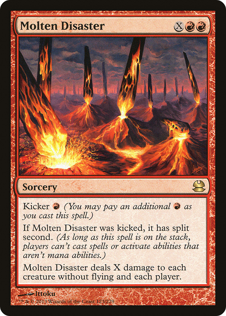Image of Molten Disaster (MMA-123) - Modern Masters Foil